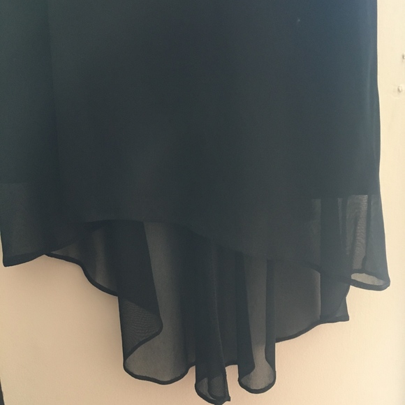 Orna Farho Paris Assymetrical Skirt w Chiffon Over - Picture 3 of 5